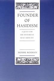 Cover of: Founder of Hasidism by Moshe Rosman