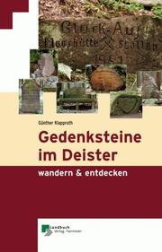 Gedenksteine Deister by Klapproth