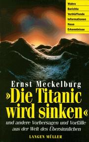 Cover of: Die Titanic wird sinken.