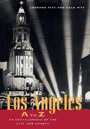 Cover of: Los Angeles A to Z by Leonard Pitt