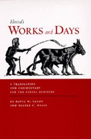 Cover of: Works and Days by Hesiod