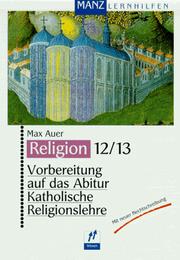 Cover of: Vorbereitung auf das Abitur, Katholische Religionslehre