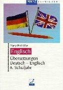 Englisch. Übersetzungen Deutsch - Englisch 6. Schuljahr.