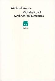 Cover of: Wahrheit und Methode bei Descartes.