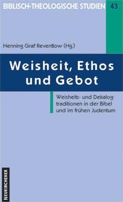 Cover of: Weisheit, Ethos und Gebot