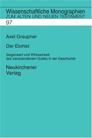Cover of: Der Elohist
