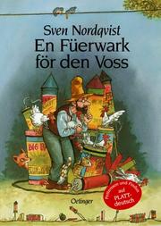 Cover of: En Füerwark för den Voss. by Sven Nordqvist