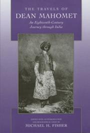 Cover of: travels of Dean Mahomet: an eighteenth-Century journey through India