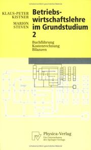 Cover of: Betriebswirtschaftslehre im Grundstudium 2: Buchführung, Kostenrechnung, Bilanzen (Physica-Lehrbuch)