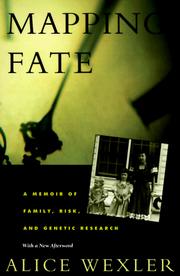 Cover of: Mapping Fate by Alice Wexler, Alice Wexler