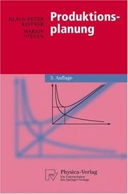 Cover of: Produktionsplanung (Physica-Lehrbuch)