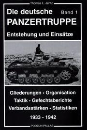 Cover of: Die deutsche Panzertruppe, 2 Bde.