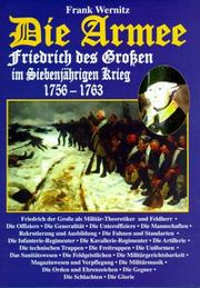Cover of: Die Armee Friedrich des Grossen im Siebenjährigen Krieg 1756-1763.