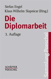 Cover of: Die Diplomarbeit.