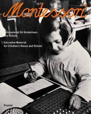 Cover of: Montessori: Educational Material for Early Childhood and Schools