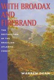 Cover of: With Broadax and Firebrand by Warren Dean