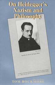 Cover of: On Heidegger's Nazism and Philosophy