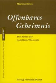 Cover of: Offenbares Geheimnis