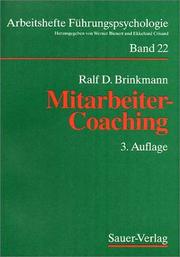 Cover of: Mitarbeiter - Coaching. Der Vorgesetzte als Coach seiner Mitarbeiter.