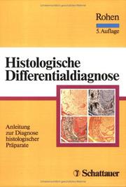 Cover of: Histologische Differentialdiagnose. Anleitung zur Diagnose histologischer Präparate.