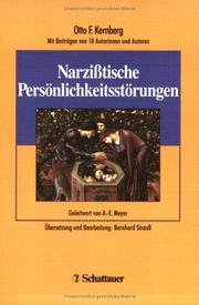 Cover of: Narzißtische Persönlichkeitsstörungen.