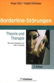 Cover of: Borderline- Störungen. Theorie und Therapie.