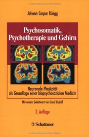 Cover of: Psychosomatik, Psychotherapie und Gehirn
