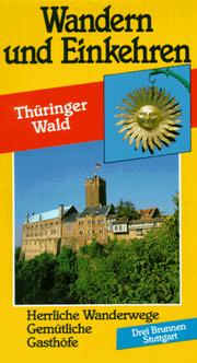Cover of: Wandern und Einkehren, Bd.30, Thüringer Wald