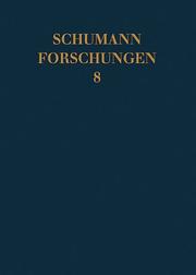 Cover of: Schumann Forschungen 8: (German) (Schumann Forschungen)