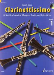 Cover of: Clarinettissimo Vol. 1 Book/CD by Rudolf Mauz