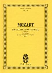 Cover of: Eine kleine Nachtmusik, KV 525: Serenade in G Major