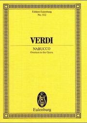 Cover of: Nabucco: Overture