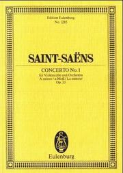 Cover of: Concerto No. 1 in A minor, Op. 33 by Camille Saint-Saens