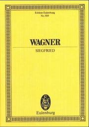 Cover of: Siegfried-Idyll by Richard Wagner