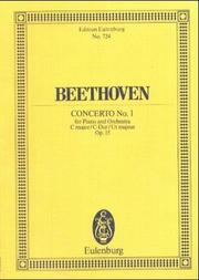 Cover of: Piano Concerto No. 1, Op. 15: in C Major