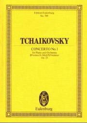 Cover of: Piano Concerto No. 1, Op. 23 in B-Flat Minor: Study Score