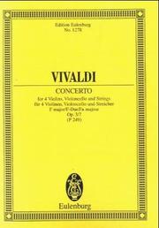 Cover of: Concerto Grosso in F Major, Op. 3/7