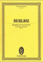 Cover of: Romeo and Juliet, Op. 17