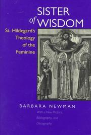 Cover of: Sister of Wisdom: St. Hildegard's Theology of the Feminine