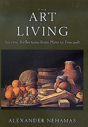 Cover of: The art of living: Socratic reflections from Plato to Foucault