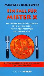 Cover of: Ein Fall für Mister X.