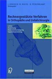 Cover of: Rechnergestützte Verfahren in Orthopädie und Unfallchirurgie by 