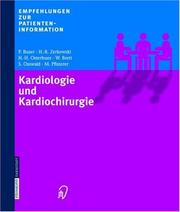 Cover of: Empfehlungen zur Patienteninformation Kardiologie und Kardiochirurgie (Empfehlungen zur Patienteninformation) by P. Buser, H.-R. Zerkowski, H.-H. Osterhues, W. Brett, S. Osswald, M. Pfisterer
