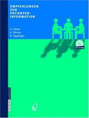 Cover of: Empfehlungen zur Patienteninformation Allergologie (Empfehlungen zur Patienteninformation)