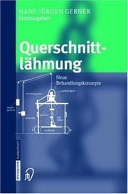 Cover of: Querschnittlähmung: Neue Behandlungskonzepte