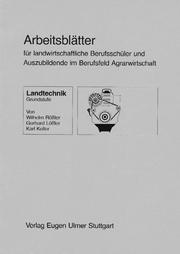 Cover of: Der Landwirt 2. Arbeitsblätter Landtechnik. Fachstufe.