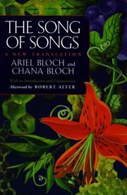 Cover of: The Song of songs by Ariel Bloch and Chana Bloch.
