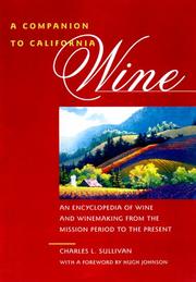 Cover of: A companion to California wine by Sullivan, Charles L.