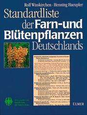 Cover of: Standardliste der Farn- und Blütenpflanzen Deutschlands.