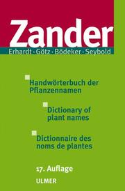 Cover of: Zander
